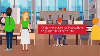 formation évacuation de bâtiment ( guide file, serre file) et EPI
